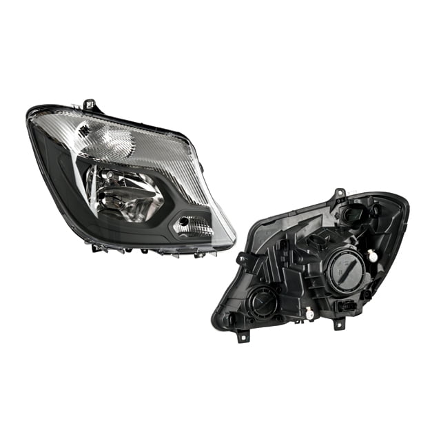 FARO SPRINTER 2014 al 2017 MERCEDES BENZ Derecho/Pasajero DEPO Eléctrico C/Motor Fondo Negro