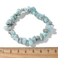 thumbnail image 5 of 12 pc Natural Larimar Beaded Stretch Bracelets 2 inch(48mm)DIY, 5 of 8