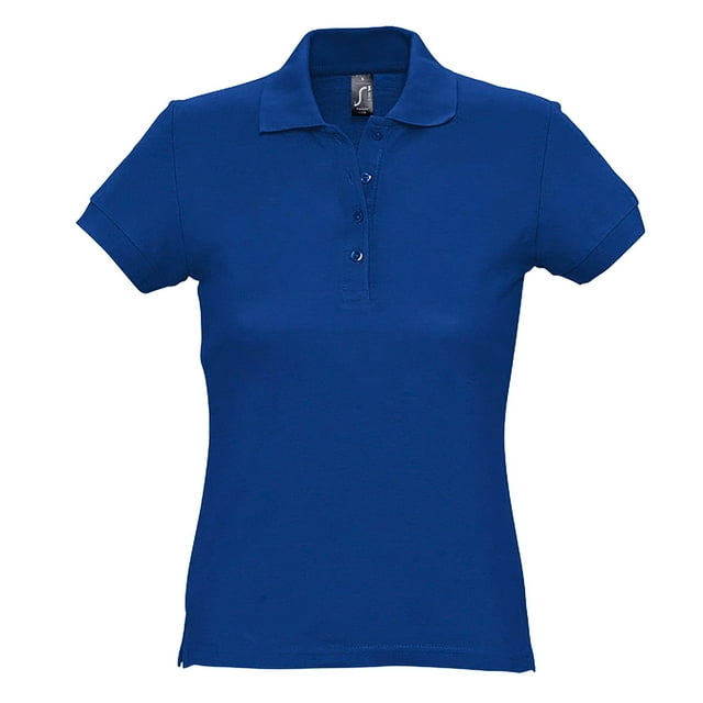 Sol's Polo Piqué à Manches Courtes pour Femmes Passion