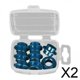 thumbnail image 1 of 2x8 Piezas Espaciadores De Cojinetes De Patines En Línea Piezas De 8 Mm Para Mujeres Monopatín Al Aire Libre Azul, 1 of 8