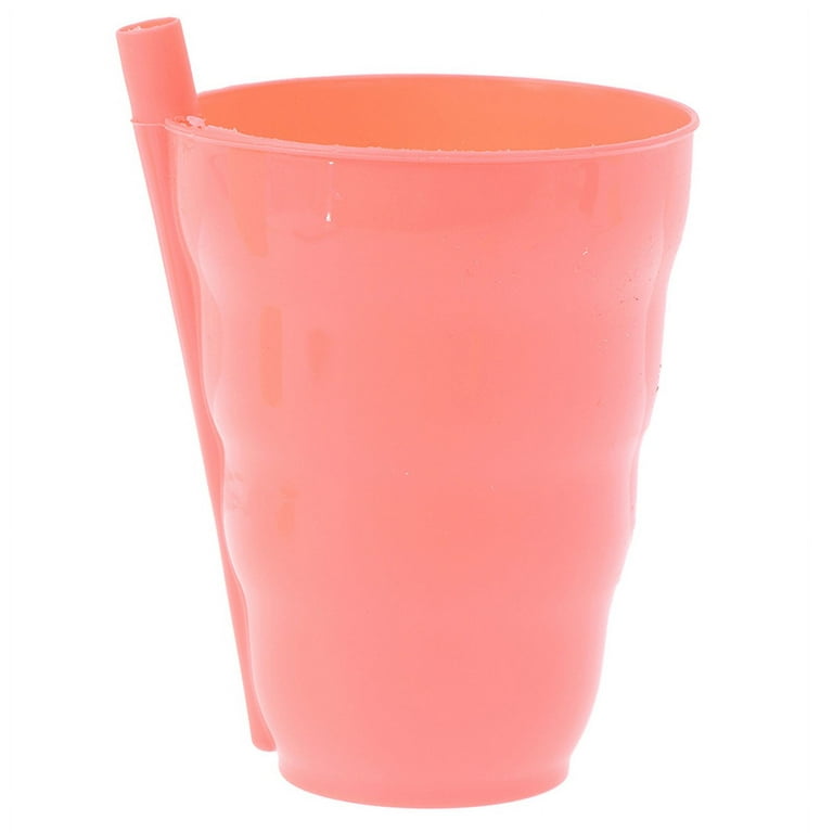 4 X KIDS SIP-A-CUP TUMBLER WITH BUILT IN STRAW
