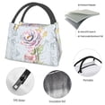 thumbnail image 4 of Balery Vintage Rose Bolsa de Aislamiento Portátil – Bolsa de Almuerzo con Forro de Aluminio Mejorado, Funda Impermeable y Fácil de Limpiar para Picnic y Caja de Almuerzo, 4 of 6