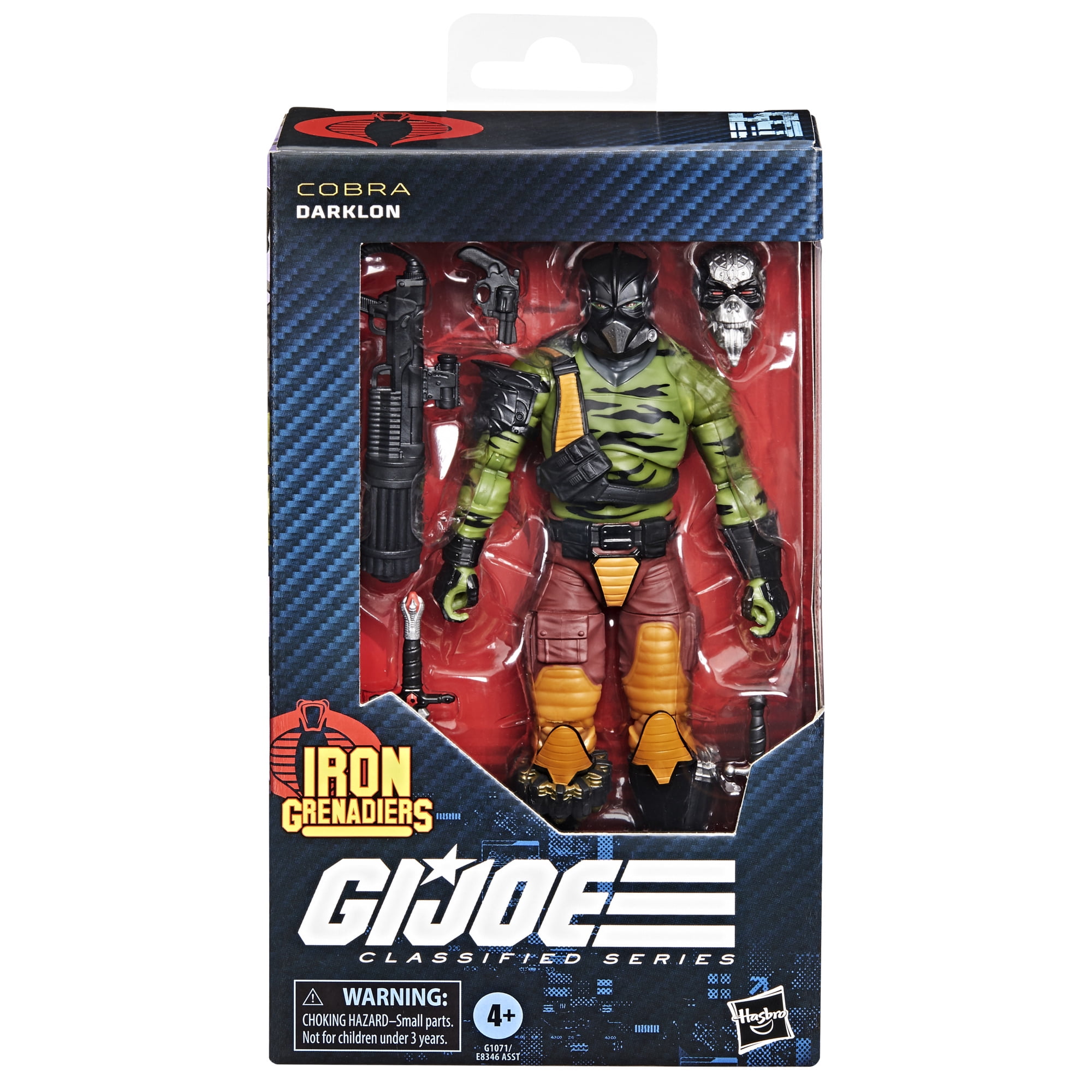 G.I. Joe Classified Series #155, Darklon, 6” Action Figure