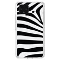 thumbnail image 1 of DistinctInk Clear Shockproof Hybrid Case for Google Pixel 4 XL (6.3" Screen) - TPU Bumper, Acrylic Back, Tempered Glass Screen Protector - Black & Clear Zebra Stripes, 1 of 1