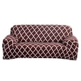 thumbnail image 3 of Topchances Stretch Polyester Solid Color 2-Piece L-Shape Sofa Slipcovers, Gray, 3 of 11