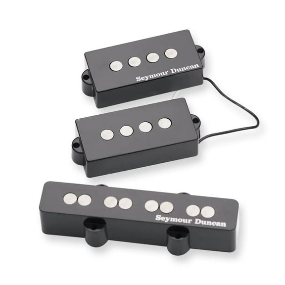 Seymour Duncan Quarter Pound P-J Bass Set - Black