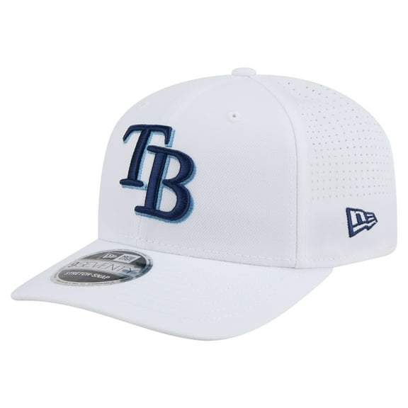 Men's New Era White Tampa Bay Rays COOLERA 9SEVENTY Adjustable Hat