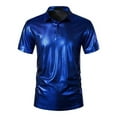 thumbnail image 1 of Summer New Men's Bright Short Sleeve T Shirt, 1 of 6