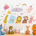 thumbnail image 3 of Tz-animal6Pegatinas de pared de animales, decoración de elefante, león, mono, conejo, jirafa, oso, decoración de pared artesanal, decoración de guardería, decoración del hogar extr, 3 of 5