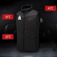 thumbnail image 4 of Unisex Heated Vest 9 Heat Zones Smart Temperature Control Fast Warm Up Sleeveless Jacket Outer Layer Coat Heating Clothing Thermal Heated Vests for Women, 4 of 8