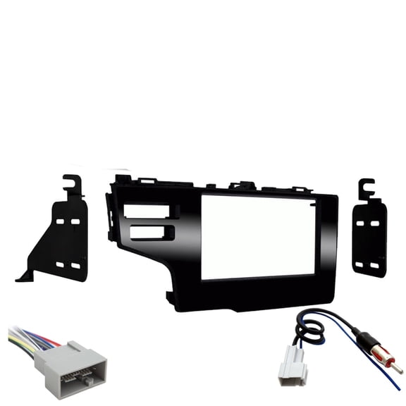 Fits Honda Fit 2015-2017 Metra Double DIN Dash Kit with Harmony Radio Harness