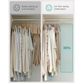 thumbnail image 3 of Velvet Skirt Pants Hangers 30 Packs Velvet Hangers with Adjustable Clips Non Slip Space Saving Clothes Hangers for Skirts Pant Pale Brown, 3 of 6