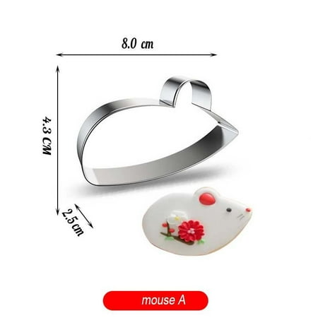 

Biscuit Molds for Cookies Press Cutters Animal Shapes Bee Butterfly Bird Sika Deer Horse Bakery Mode