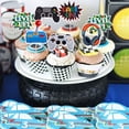 thumbnail image 2 of 36 PCS Video Game Cupcake Toppers Assembled Game On Controllers Cupcake Picks GamePad Cake Decorations for Game Theme Baby Shower Kids Boys Girls Birthday Anniversary Party Decorations Supplies, 2 of 5