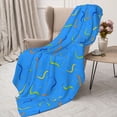 thumbnail image 3 of Rateoe Colorful Snake Pattern Flannel Throw Blanket, Ultra-soft Blanket for Bed, Couch, Car, Hypoallergenic Anti-pilling blanket-50"x40"(Vertical), 3 of 6