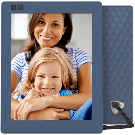 Nixplay Seed 8 Inch WiFi Cloud Digital Photo Frame with IPS Display, iPhone & Android App, iOS Video Playback, Free 10GB Online Storage and Hu-Motion Sensor - (Best Way To Send Photos From Android To Iphone)
