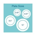 thumbnail image 5 of Dixie Pathways Heavyweight Snack/Dessert Paper Plates, 6", 125 Count, 5 of 6