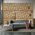 thumbnail image 5 of MAYEERTY 76 in x47 in Decorative Privacy Screen Outdoor Divider with Stand, 5 of 5