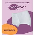 Wearever Women's Incontinence Underwear, Super Absorbent Bladder