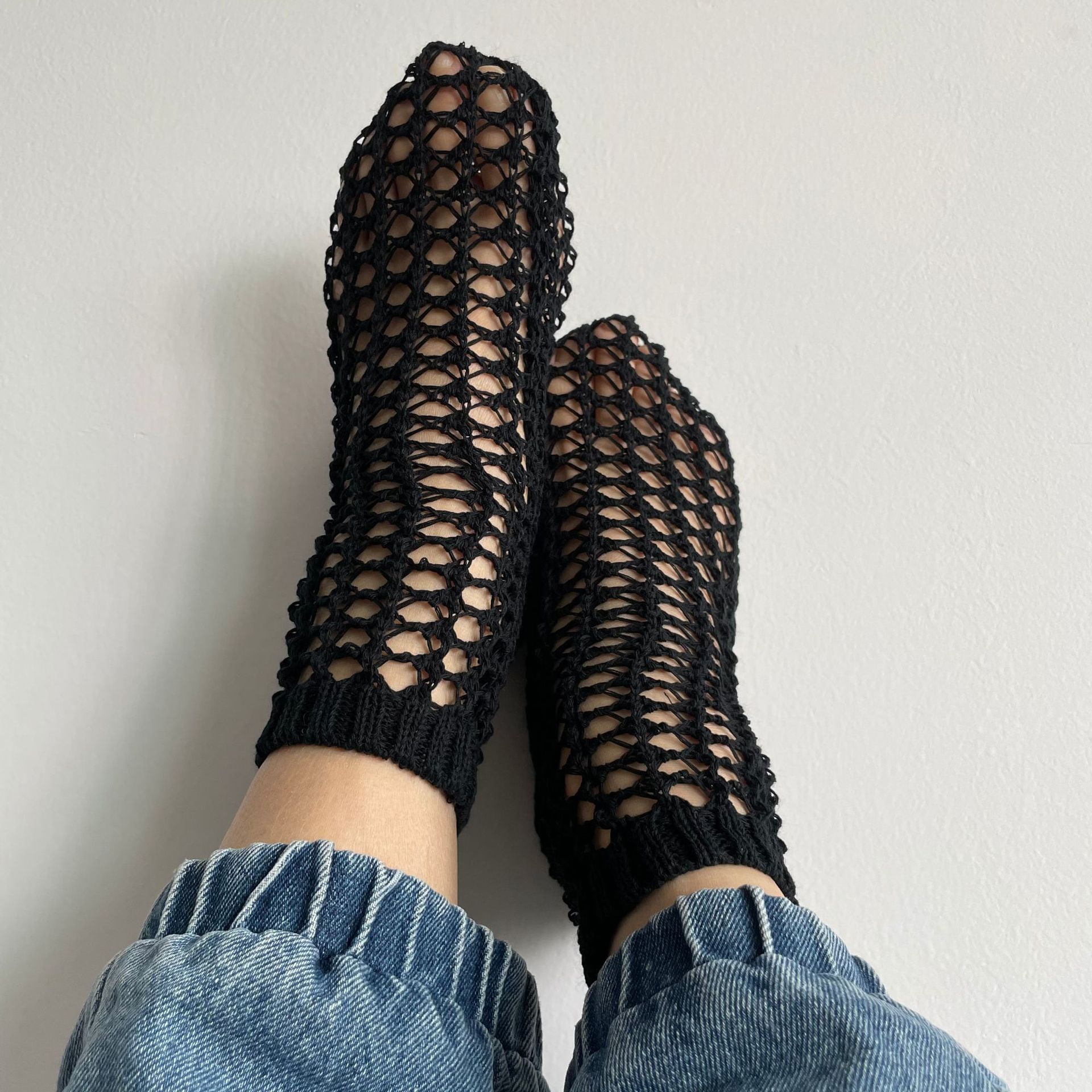 Mesh Net Socks Women's Ankle Socks Breathable Mesh Lady Girl Soft 5Pairs/set C