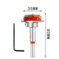 thumbnail image 2 of Yeacher 95-105 Degree Multifunctional Hinge Punch Hole Locator Punching Formwork Installation 35MM Cupboard Hinges Auxiliary Board Woodworking Tool for Door Cabinet, 2 of 6