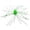 Green, variant on Soft Dice Fishing Lures 10 Pcs Multiple Tentacles Slow Sink Soft Baits Handmade Floating Bass Lure for Drop Shot Finesse Wacky Rig Catfish