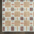 thumbnail image 4 of Nourison Nordic 8' x 10' Rust Multicolor Modern Indoor Rug, 4 of 8