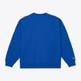 thumbnail image 2 of Women's Mitchell & Ness  Royal New York Knicks Hardwood Classics Script Lightweight Sweatshirt, 2 of 5