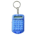 thumbnail image 2 of Mini Calculator Keychain, Pocket Size Calculator with Flip Cover, Portable for School, Office, Home, Lightweight & Stylish (Blue) 2.4x2.4x0.43", 2 of 9