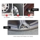 thumbnail image 5 of Tapones de válvula SINGARO, aleación de aluminio con púas, 60 mm, para coches, 4 unidades, 5 of 6