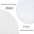 thumbnail image 5 of Homore Ultra Soft Modern Oval Rugs for Bedroom, 2.6' x 5.3' , White, 5 of 7