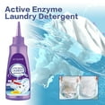 thumbnail image 4 of BearCris High Active Enzyme Laundry Detergent For Cleaning Clothes, Yellowing, Whitening, Liquid Bottle, 120 mL, 4 of 11