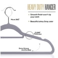 thumbnail image 4 of Utopia Home Premium Velvet Hangers 20 Pack - Non-Slip Clothes Hanger with Tie Bar - Grey Hangers with 360 Degree Rotatable Hook - Heavy Duty Coat Hanger, 4 of 9