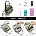thumbnail image 5 of FORMRS Crossbody Bag for Women Quilted Travel Shoulder Cell Phone Purse with Chain Strap Handbag, Lemon Pattern, 5 of 7
