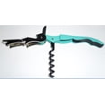 thumbnail image 2 of Sky Blue Soft Velvet Touch Waiters Double Hinge Corkscrew Wine Key Bottle Opener, 2 of 3