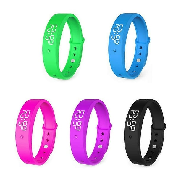 VB150 Vibration Alarm Watch, Waterproof Vibration Alarm Reminder Clock, 15 Vibrating Alarms with Countdown Timer, Pill Reminders per Day