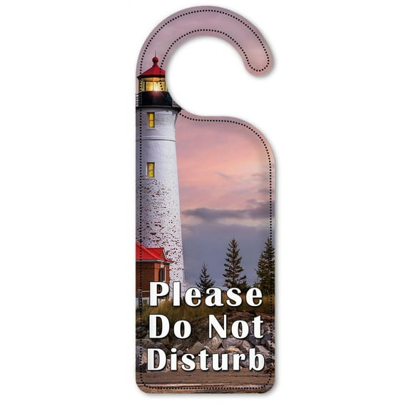 Do Not Disturb Door Knob Hanger Sign - Lighthouse Of Michigan