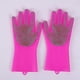 thumbnail image 1 of par de guantes de limpieza para lavavajillas, guante mágico de goma de silicona para lavar platos, fregador doméstico, herramienta de limpieza de cocina, Scrub-AM, 1 of 5