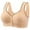 Beige, variant on Women'S Comfortable And Sexy Transparent Shoulder Strap Cordless Backless Spongeless With Convertible Shoulder Straps Bra