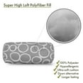 thumbnail image 5 of Majestic Home Goods Bolster Pillow Fusion Gray, 5 of 5