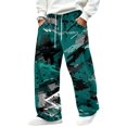 thumbnail image 3 of GrmtClth Mens Camo Corduroy Pants Elastic Waist Drawstring Cargo Joggers Baggy Sweatpants Fall Winter Streetwear Bottoms L, 3 of 7