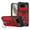 Red, variant on For Google Pixel 8A Case with Card Holder & 360° Magnetic Ring Stand Heavy Duty Camera Lens Slide Dual Layer Shockproof Hidden Card Slot Slim Wallet Phone Case Cover for Women Men,Darkgreen