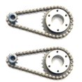 thumbnail image 1 of 2X Kit de Roues d'Engrenage de Planche à Roulettes Électrique DIY 04C, Engrenage de Chaîne à 2 Points, 27 Roues d'Engrenage Électriques DIY, 9x27 g 8 mm D, 1 of 6