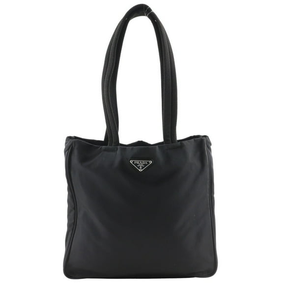 Pre-Owned PRADA Tote Bag Nylon Black A5 Women's (Good)