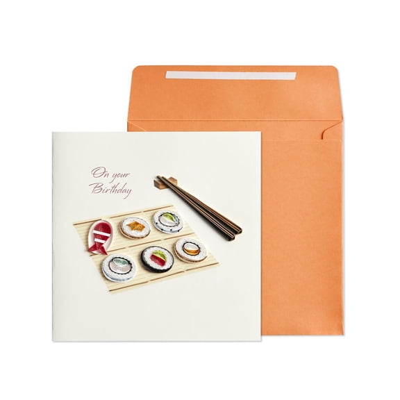 NIQUEA.D, Sushi Quilling Birthday Card
