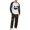 Navy, variant on Men's Halloween Pajama Set Long Sleeve Raglan Soft Cotton Loungewear with Print Top & Full Length Pants for Home Night Beige L