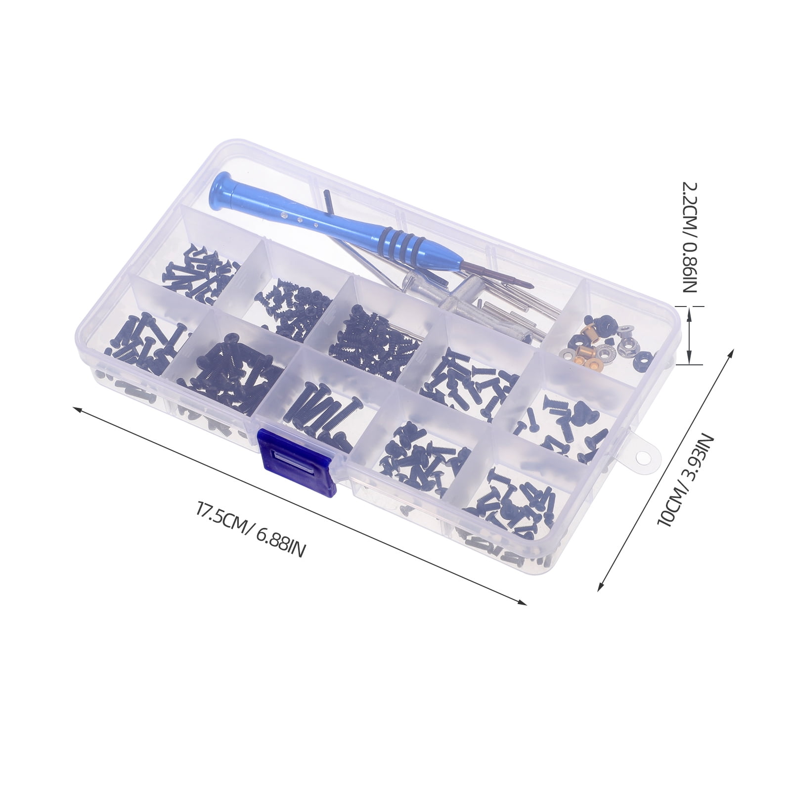 LOLIPPYY 1Sets Rc Car Screw Kit with Wrench and Nuts Bolts for on