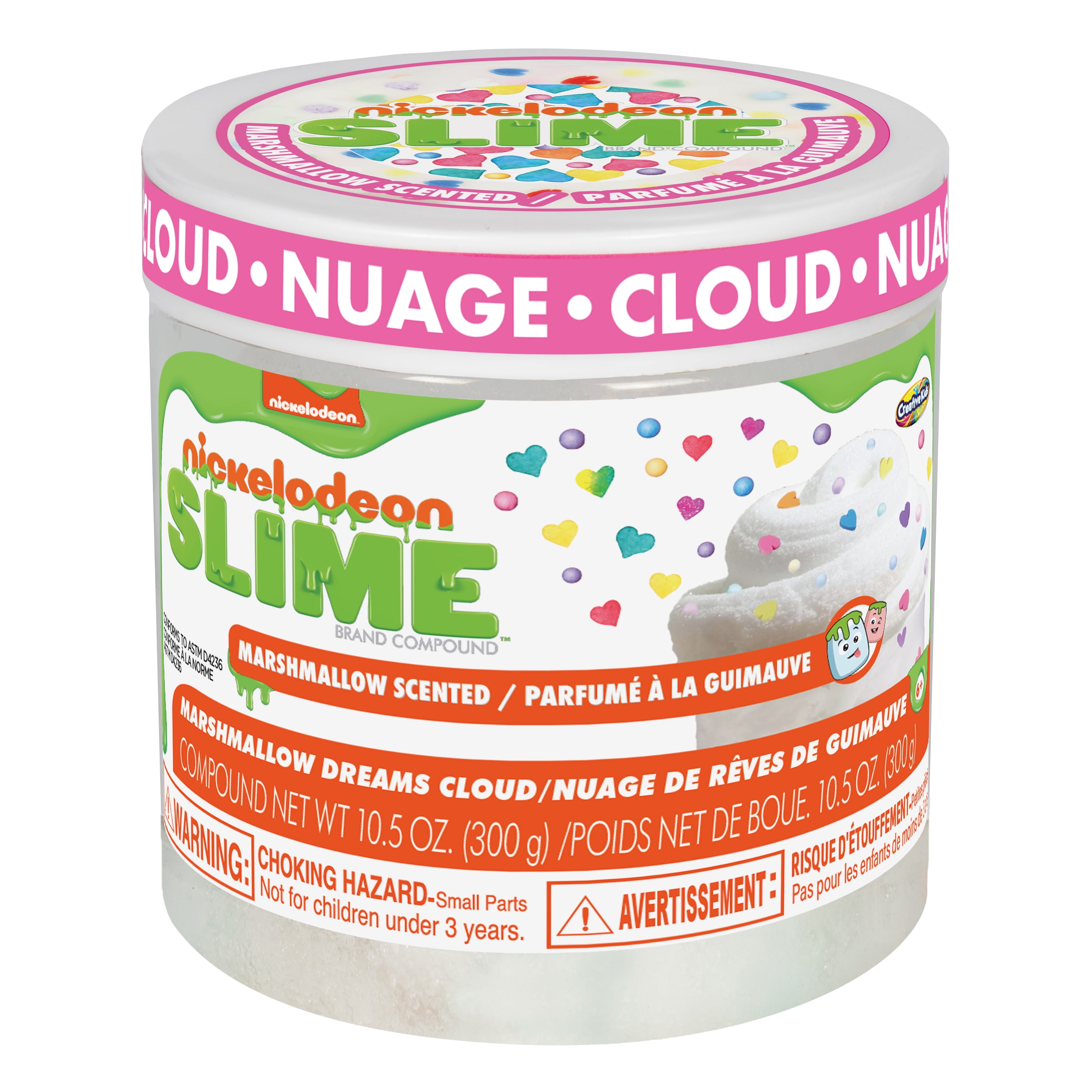 Pots spéciaux de slime Nickelodeon   - Nuage de rêves de guimauve