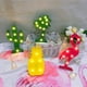 thumbnail image 4 of Luz LED de cactus, linda lámpara de mesa de noche de cactus para habitación de niños, dormitorio, fiesta, jardín, decoración del hogar (verde), 4 of 4