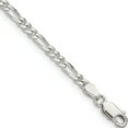 thumbnail image 1 of Sterling Silver 2.85mm Figaro Chain (7 X 2.85) Made In India qfg080-7, 1 of 5
